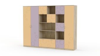 Набор Детская стенка Спринт 1-07 BMS