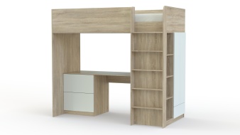 Стильная Кровать-чердак Смостад Smastad 2