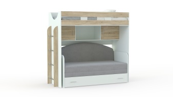 Кровать-чердак с диваном Пума 4 BMS