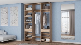 Стеллаж для одежды Мирта 89 BMS