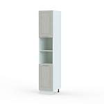 Шкаф-пенал двухдверный с открытыми полками Ирен BMS - Фото 4