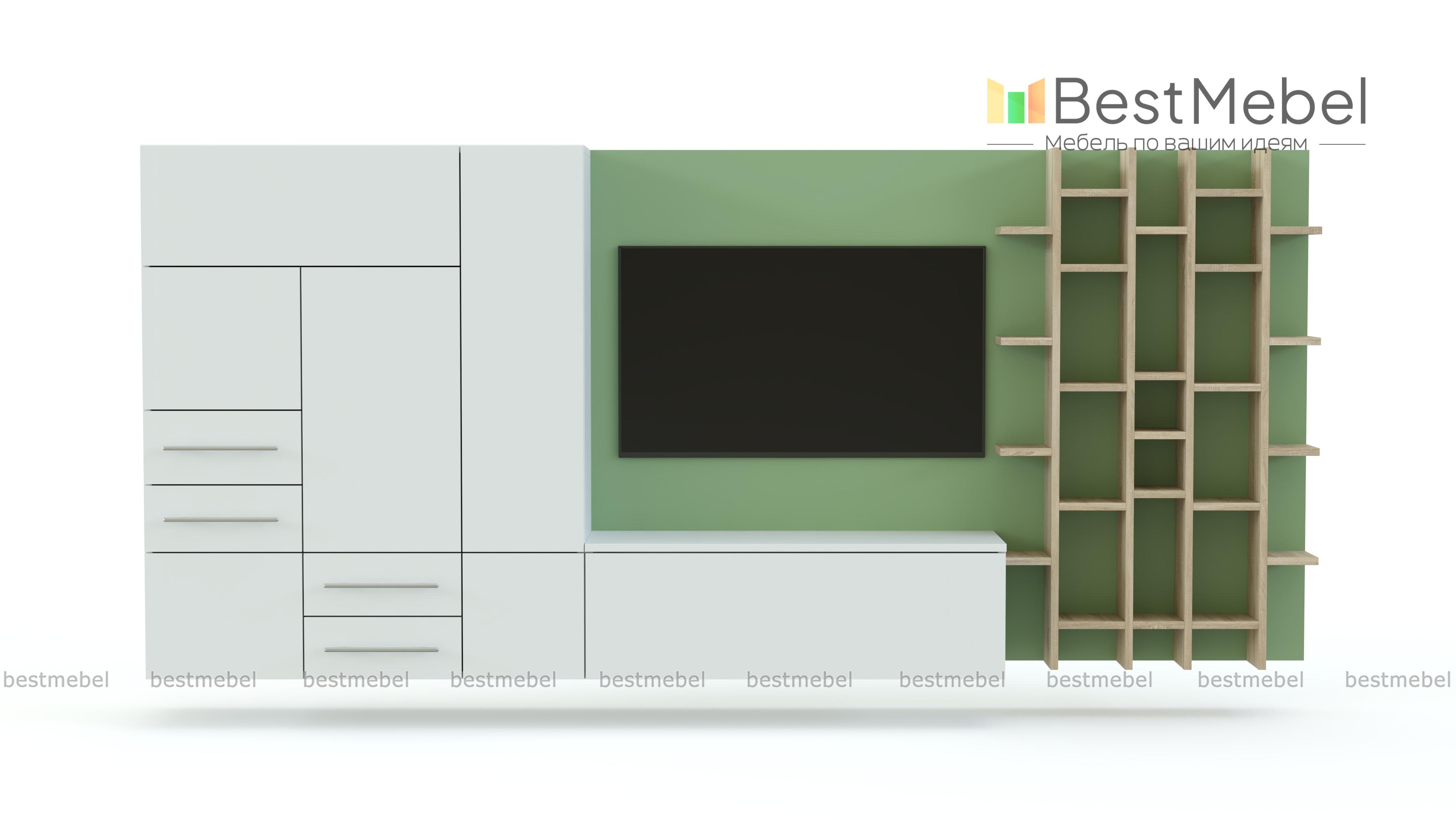 Стенка для гостиной Модель 11 BMS - Фото
