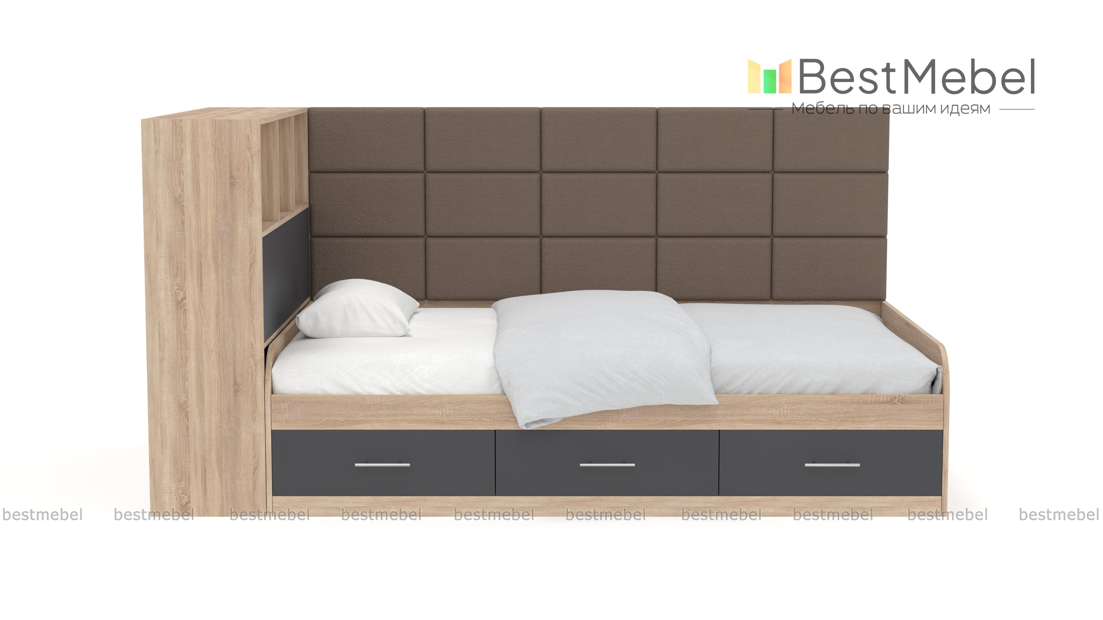 Кровать с ящиками Монти BMS - Фото