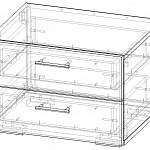 Схема сборки Тумба прикроватная Азалия 4-0911 BMS