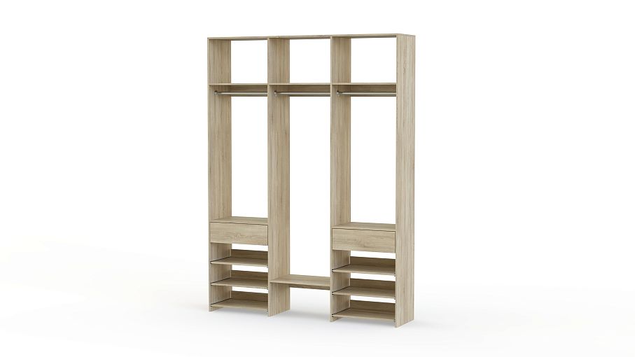 Стеллаж для одежды Мирта 91 BMS - Фото