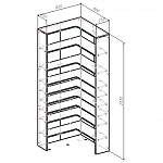 Схема сборки Стеллаж угловой Пион 1 BMS