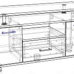 Чертеж Тумба TV-15 BMS