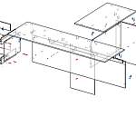 Схема сборки Стол руководителя Дебервиль BMS