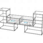 Чертеж Тумба под ТВ №12 BMS