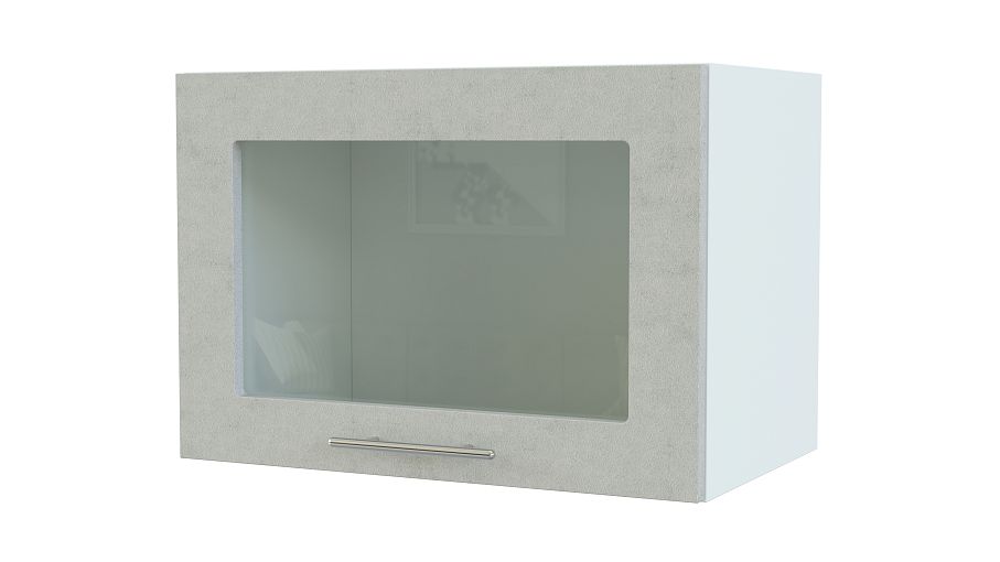 Шкаф верхний газовка со стеклом Оля BMS - Фото