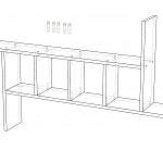 Схема сборки Полка навесная Зельда 5 BMS
