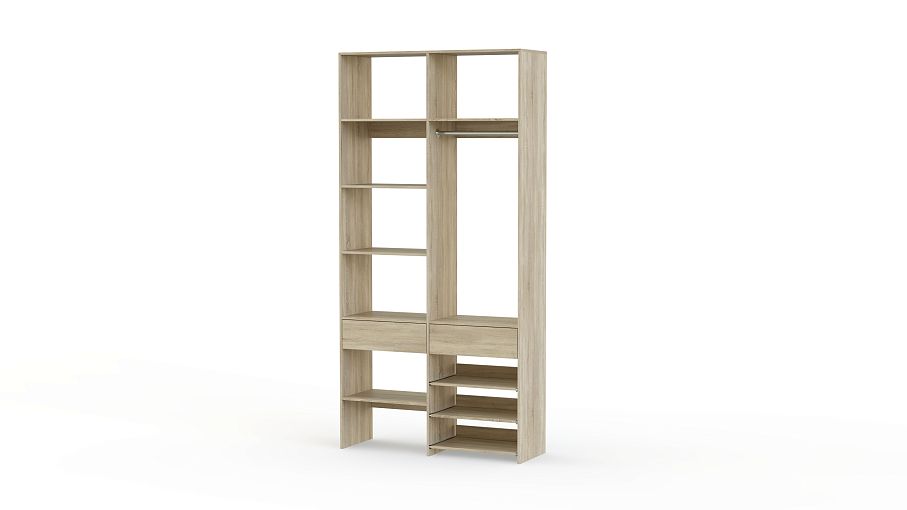 Стеллаж для одежды Мирта 81 BMS - Фото