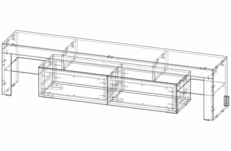 Тумба под тв Тренди (1870х450х350)