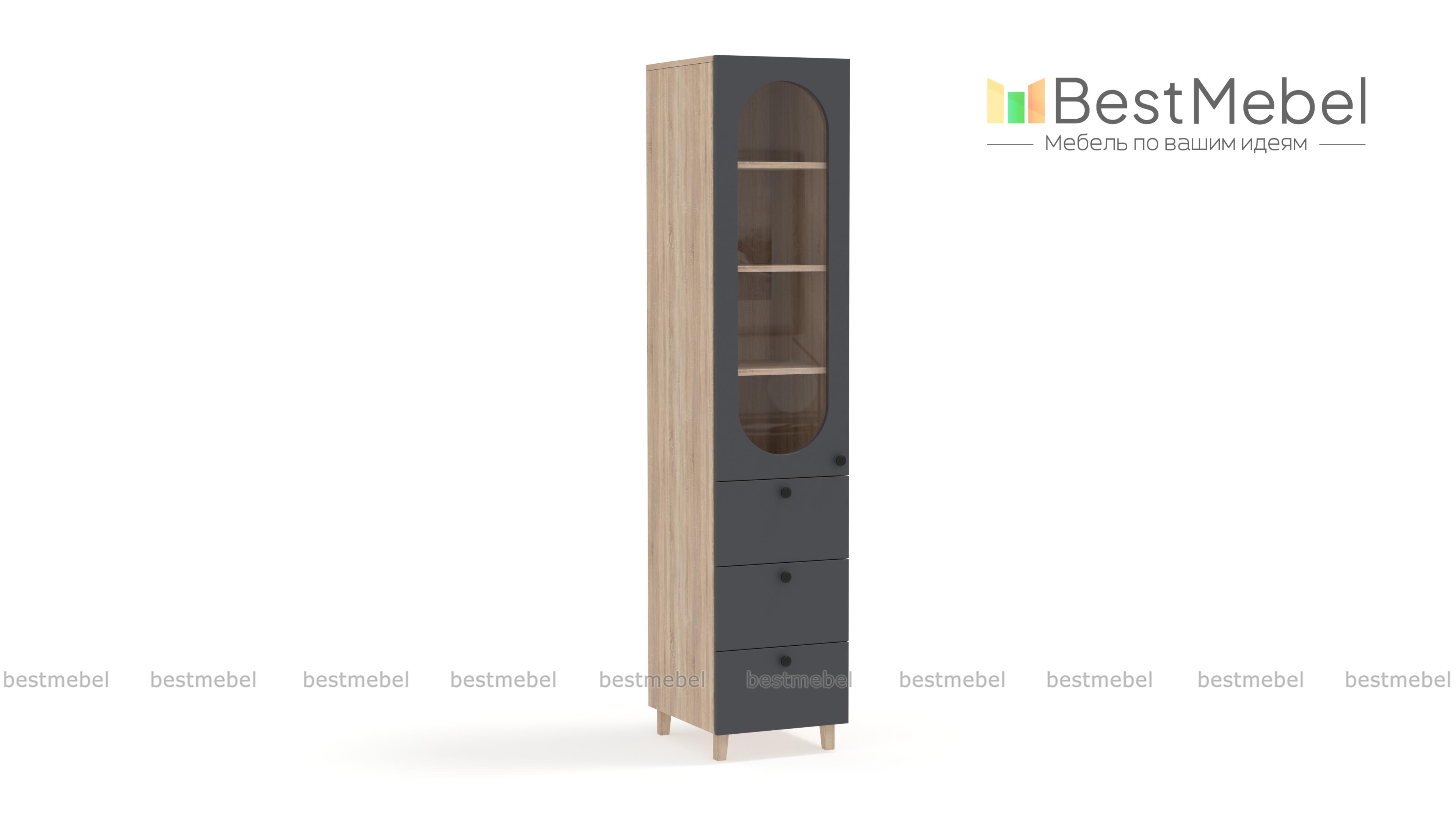 Шкаф-пенал Рене 1 BMS - Фото