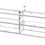 Схема сборки Тумба под ТВ подвесная Рокси 15 BMS