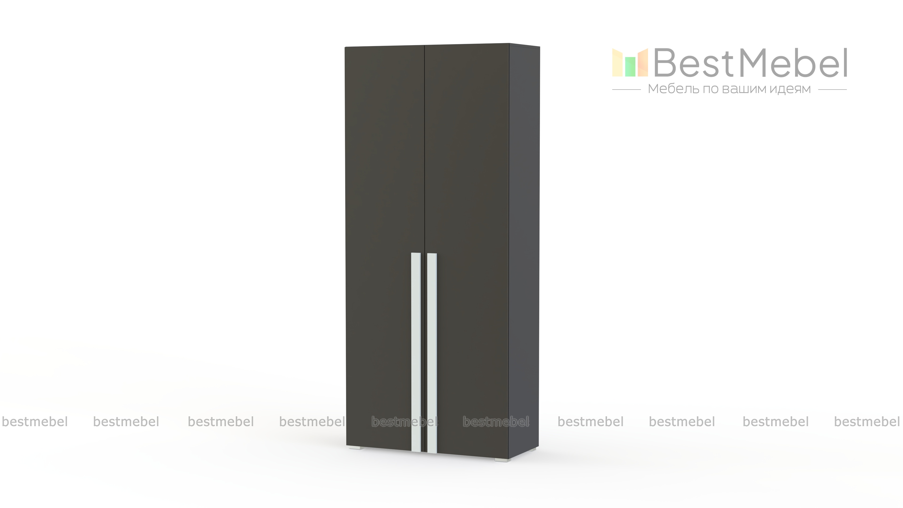 Распашной шкаф Асти Блэк BMS