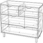 Схема сборки Комод Стокгольм 13 BMS