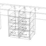 Письменный стол для двоих Дублин-7 BMS